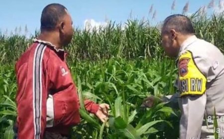 Polisi Malang Tekankan Ketahanan Pangan Tak Cukup Sekali Panen