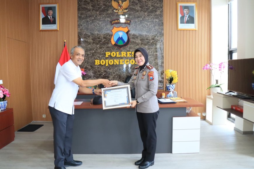 Pengelolaan DIPA Terbaik, Polres Bojonegoro Raih Penghargaan Kemenkeu